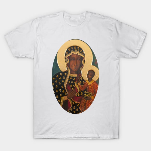 Our Lady of Czestochowa T-Shirt by alinerope